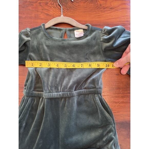 Hanna Andersson Green Velour Jumpsuit, Wide Leg, Holidays, Size 3T NWOT - Picture 11 of 11